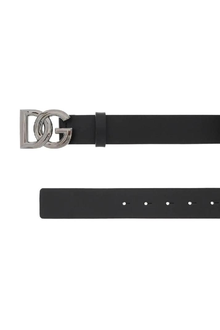 DOLCE &amp; GABBANA돌체앤가바나 남성 벨트 lux leather belt with crossed dg logo