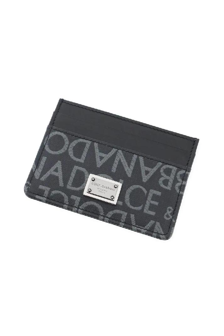 DOLCE &amp; GABBANA돌체앤가바나 남성 카드 지갑 coated jacquard cardholder