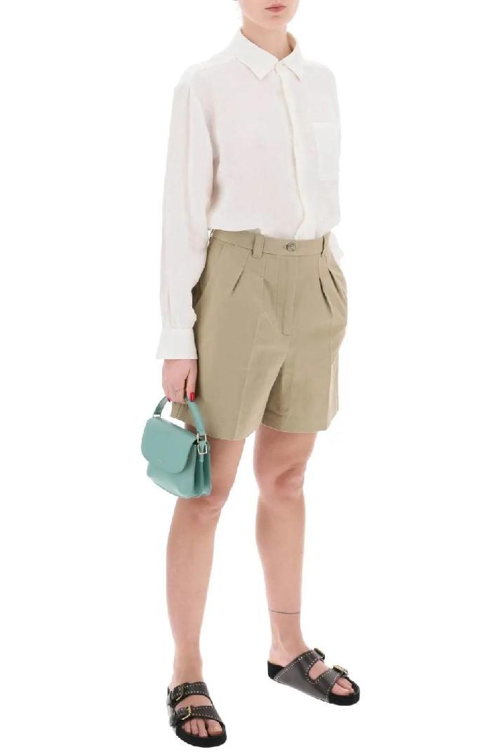 A.P.C.아페쎄 여성 숏팬츠 cotton and linen nola shorts for