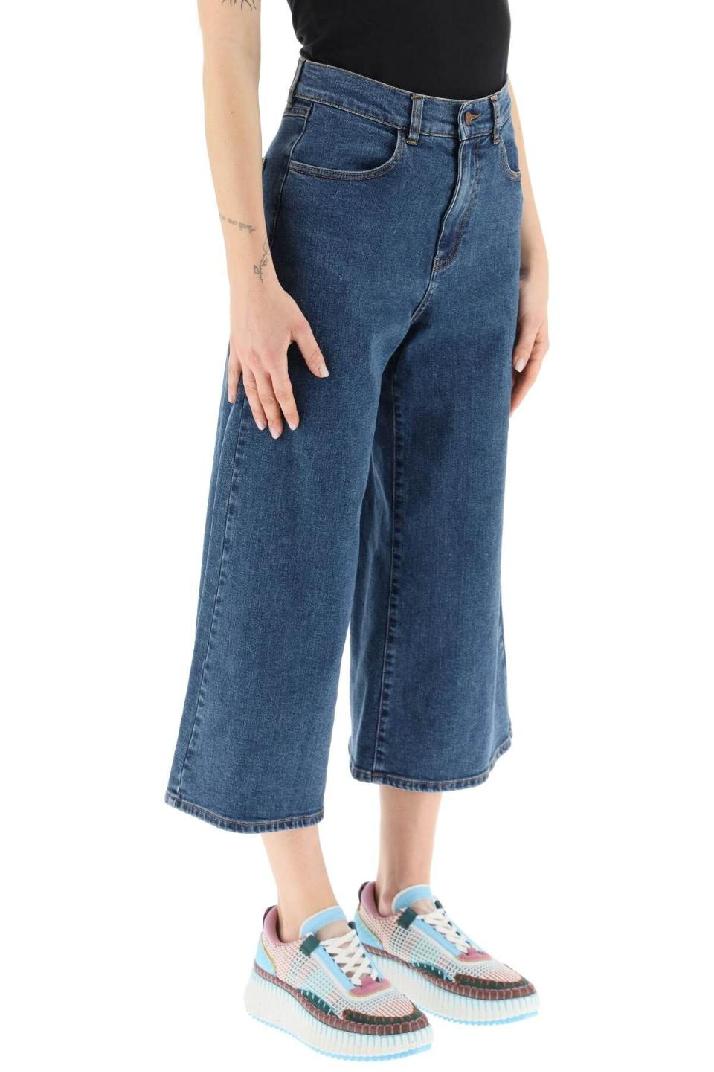 SEE BY CHLOE씨바이 끌로에 여성 청바지 organic denim culottes pant