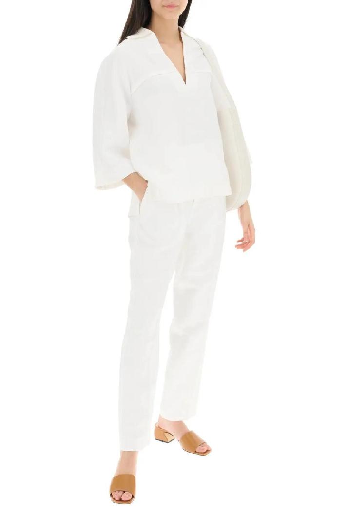AGNONA아뇨나 여성 셔츠 블라우스 linen viscose polo blouse