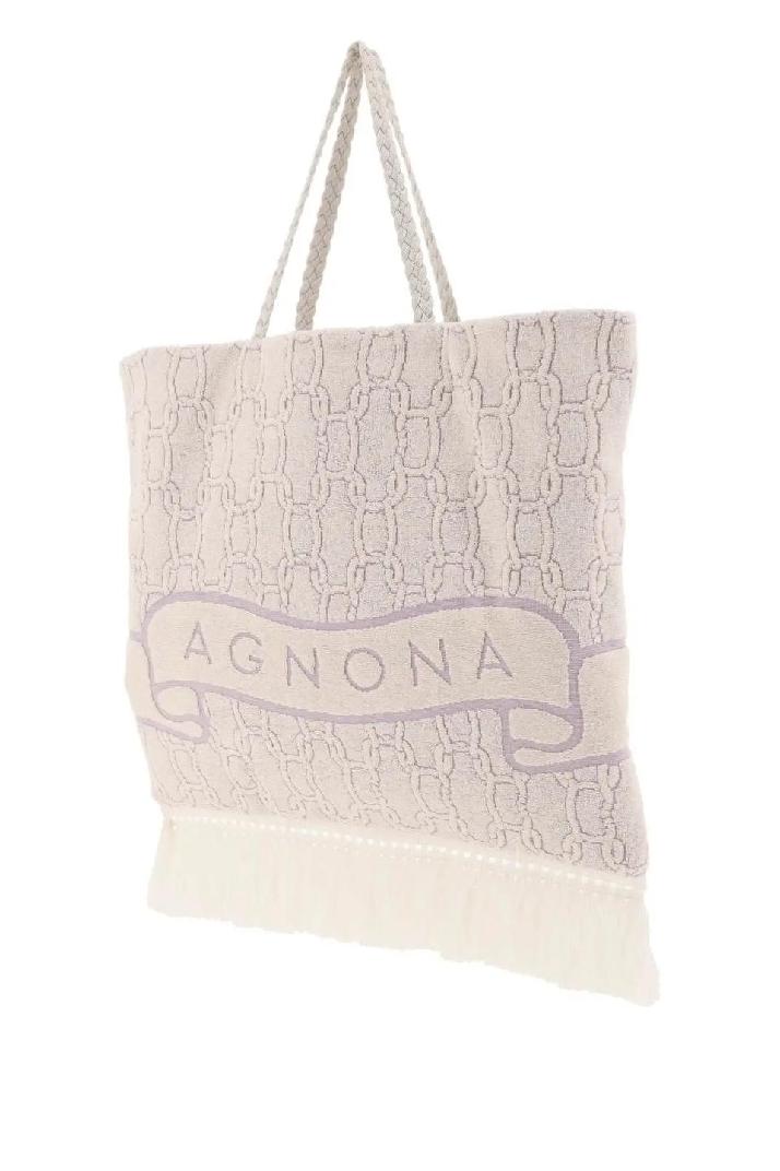 AGNONA아뇨나 여성 토트백 cotton tote bag