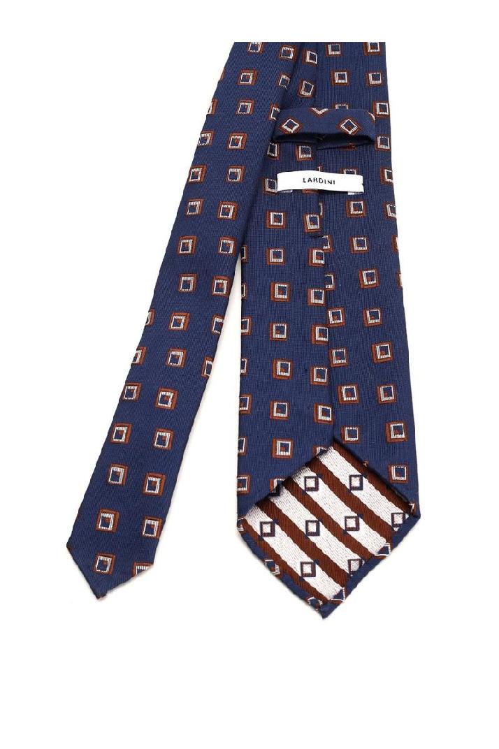 Lardini라르디니 남성 넥타이 Silk tie with print