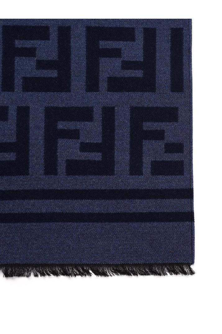 Fendi펜디 남성 스카프 Monogram scarf in wool and silk