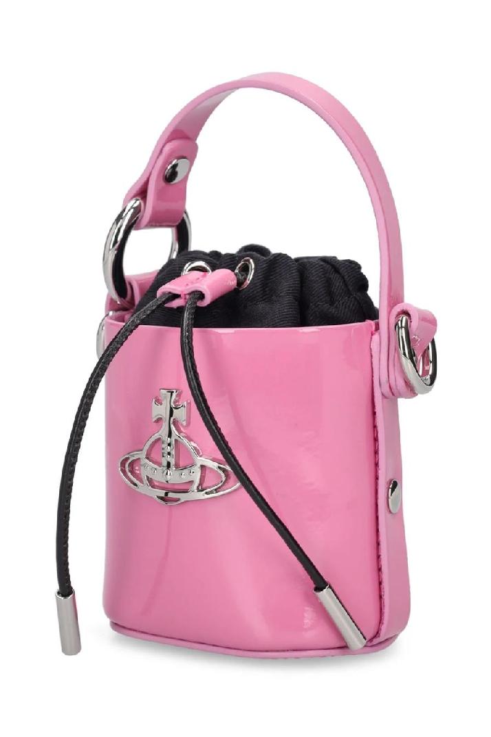 Vivienne Westwood비비안웨스트우드 여성 탑핸들백 Mini Daisy patent leather top handle bag