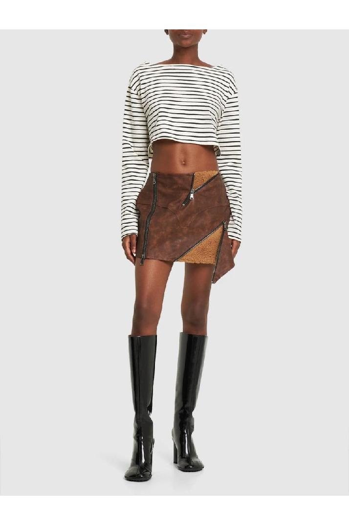 Andersson Bell 여성 스커트 Austin wool blend mini skirt